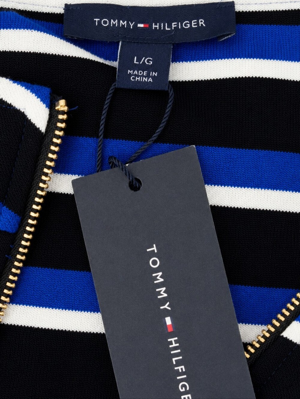 Tommy Hilfiger Cotton Knit Sheath Dress Cobalt Sz L $79.50 NWT - Picture 6 of 7